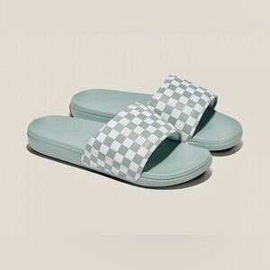 Brand New Vans La Costa Checkerboard Slide-On Sandal
